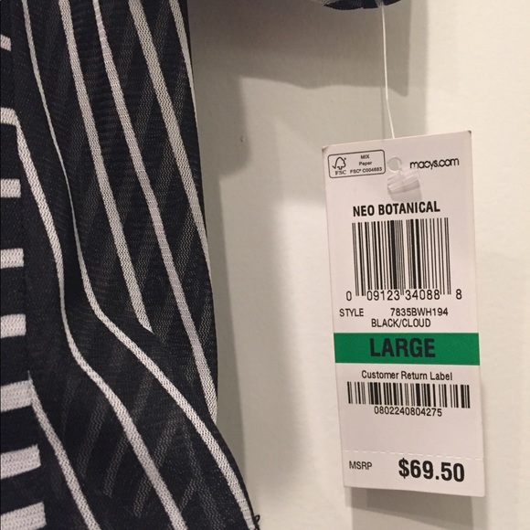 NWT Black and White Blouse - Picture 8 of 8